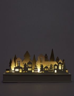 Laser Cut Christmas Village